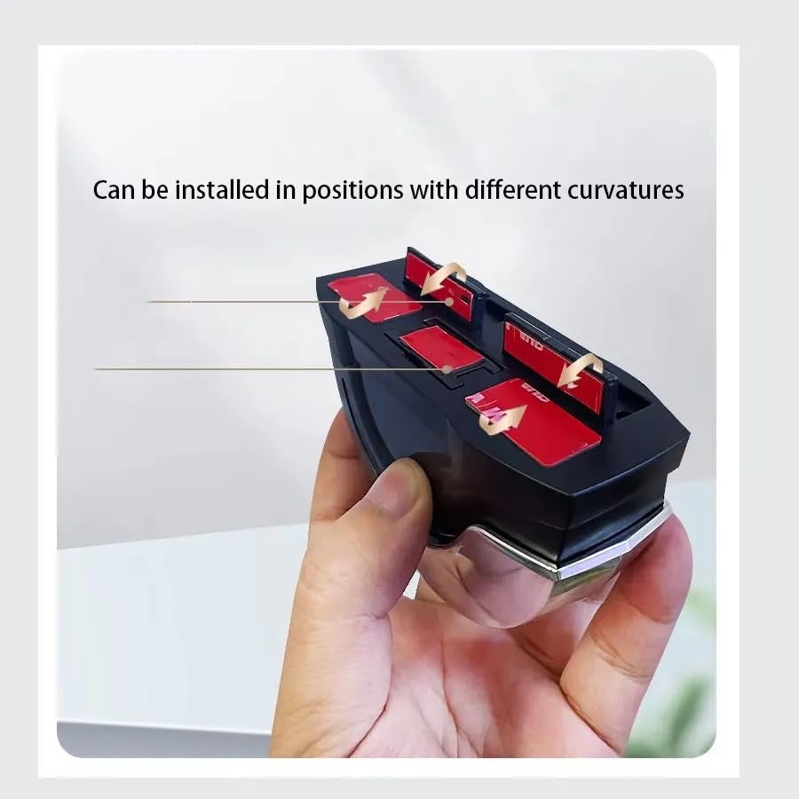 Car Ashtray, Windproof Car Door Automotive Smoke Control, Ash Tray for Car, Adhesive Mountable for Offices, Gaming Rooms, Portable for Smoking, Car Accessories