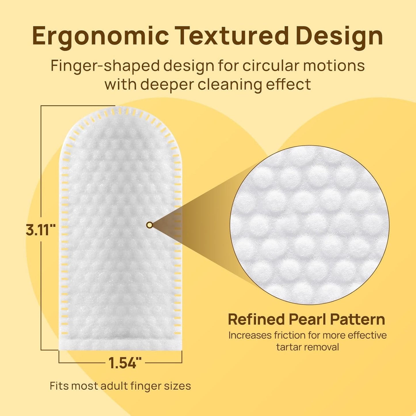 Pet Teeth Cleaning Wipes, 50 Count - Fresh Breath for Dogs & Cats, Wet Wipes for Dental Hygiene, All Breed Sizes, Fluoride-Free, Enhances Oral Health, Dog Wipes