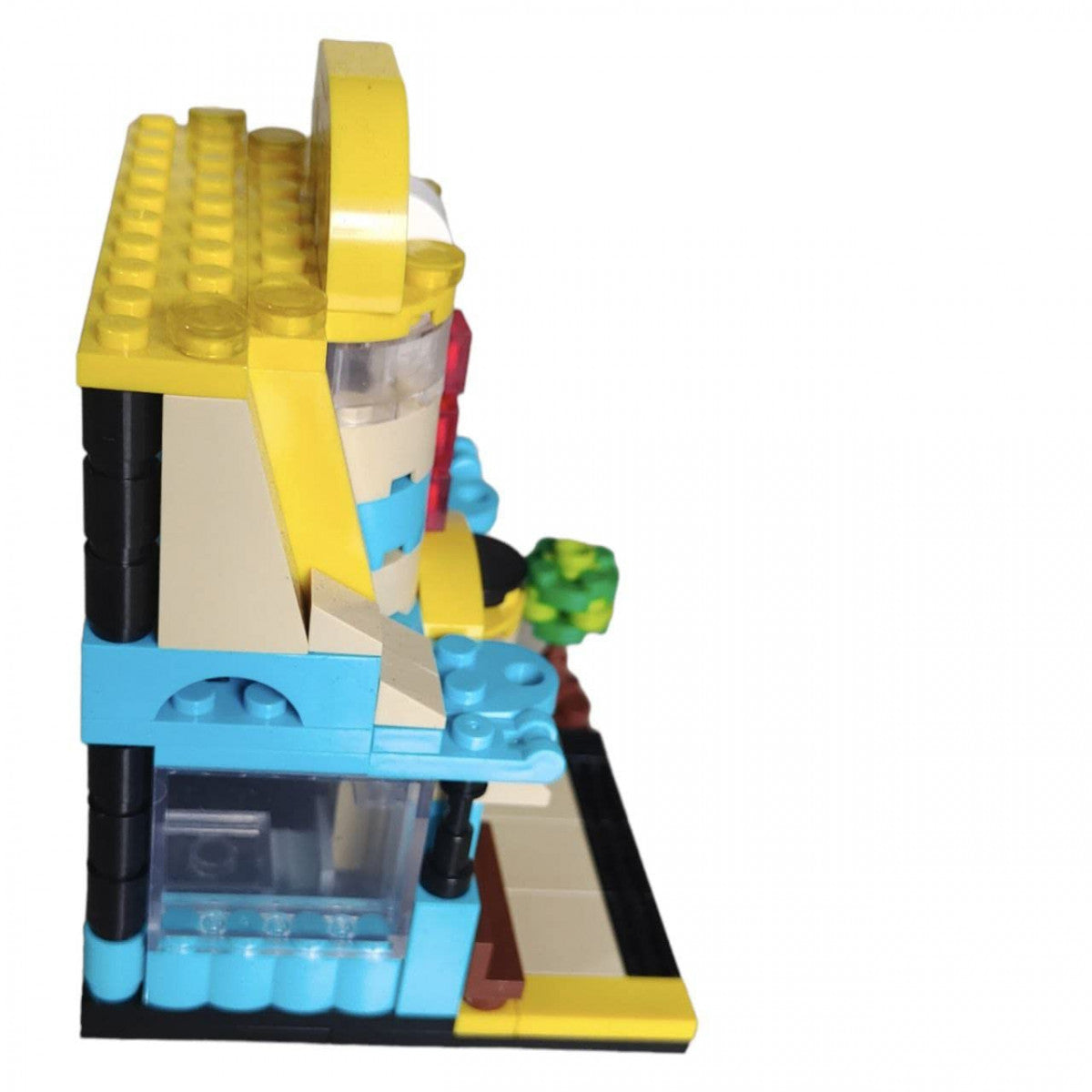 Happy Town Building Blocks – 163 PCS Boat Construction Set for Kids with Bright Colors & Safe ABS Material