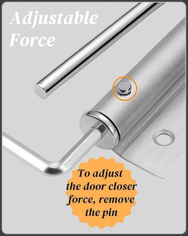 Spring Door Closer – Adjustable, Automatic & Durable Aluminum Alloy