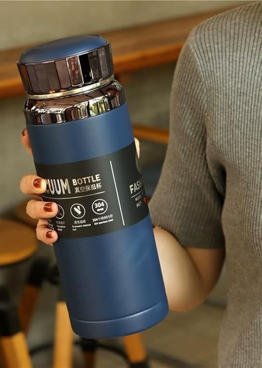 Diamond Thermos Flask for Tea Coffee Hot water for 24Hours for School Office Travel Home Leak Proof TEMPERATURE VACUUM BOTTLE - 800ml