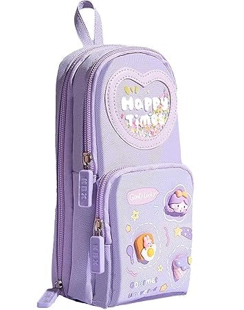 Pencil Pouch for Girls, Pen Pencil Pouch Stationery Organizer School, Pencil Box Girls Boys, Pencil Pouch Aesthetic for Kids, Large Capacity Pencil Case