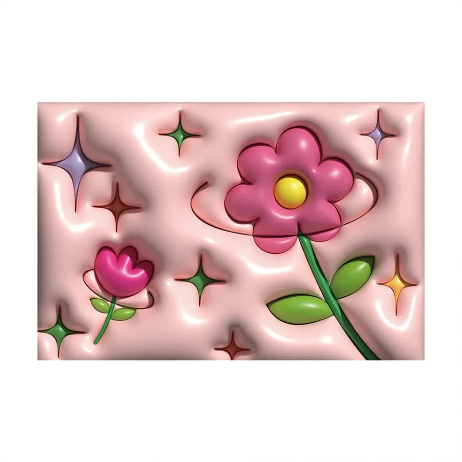 3D Bathroom Door Mat – Soft Anti-Slip Quick Dry Floor Mat (Multicolor)