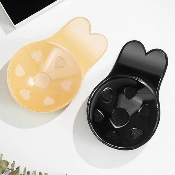 💖 Cotton Nipple Covers 2 PCS – Backless Adhesive Silicone Pasties for Instant Lift