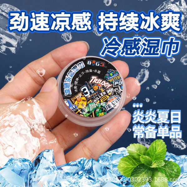 Press Pop Up Hand Wipes – Portable Expandable Wet & Dry Cleaning Towels - Pack of 2