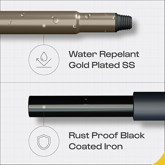 3-in-1 Cleaning Set | Long Handle Flexible Duster, Bristles, Microfiber & Scrubber for Tiles, Bathroom, Windows - 58.2” Extendable Pole, Detachable Heads