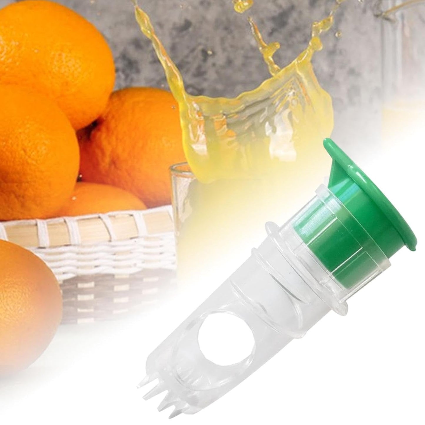 Lemon Lid Screw-Top Squeezer – Portable Manual Citrus Juicer