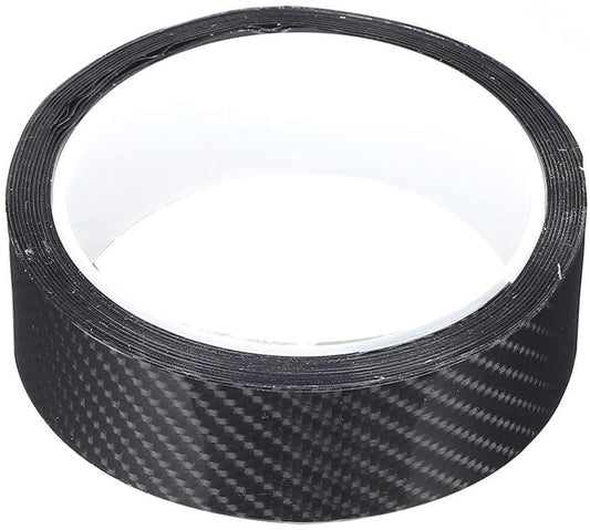 High Gloss Carbon Fiber Car Door Sill Tape (3cm) – Anti-Scratch, Waterproof Protection Film
