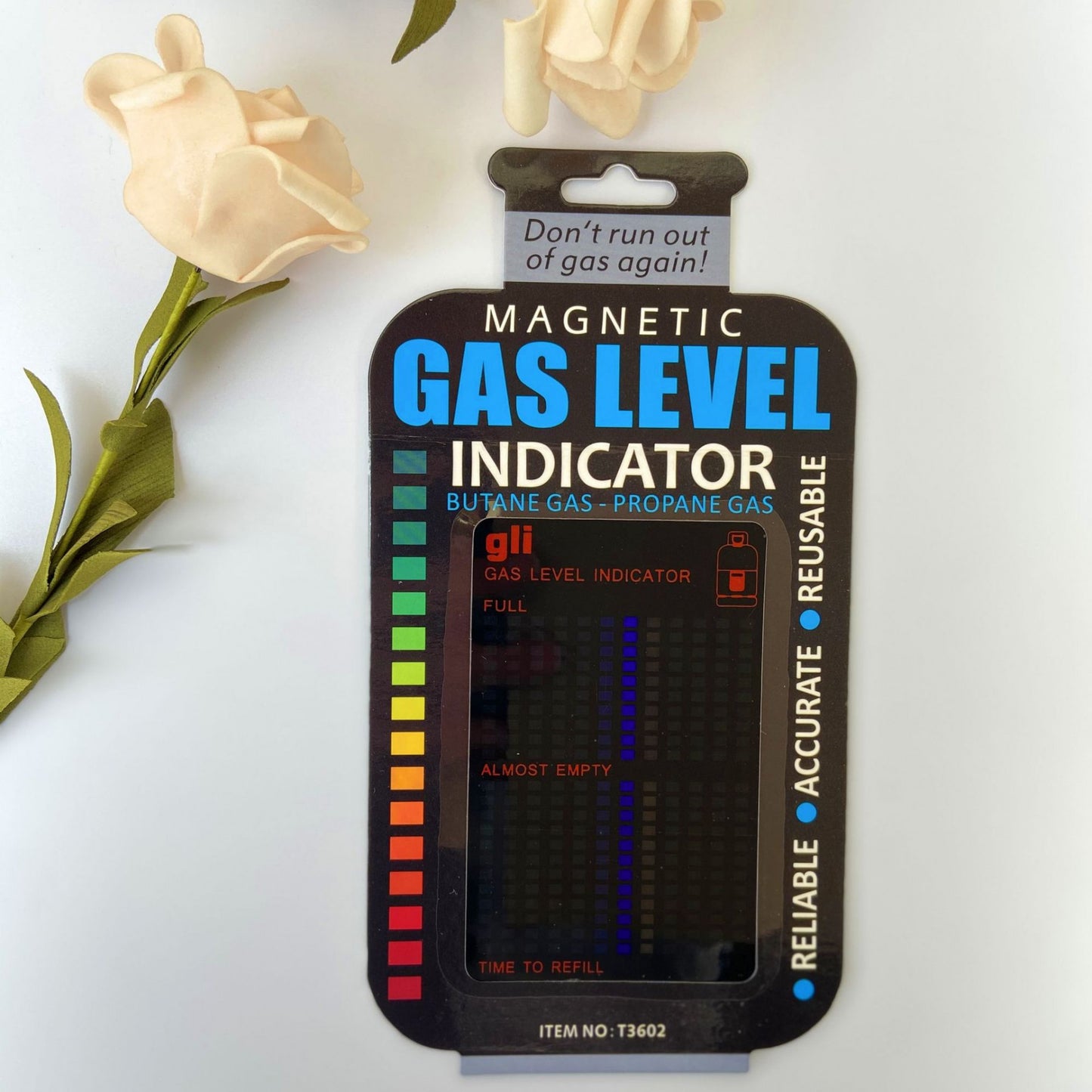 Magnetic Gas Level Indicator – Reusable LPG & Butane Cylinder Gauge