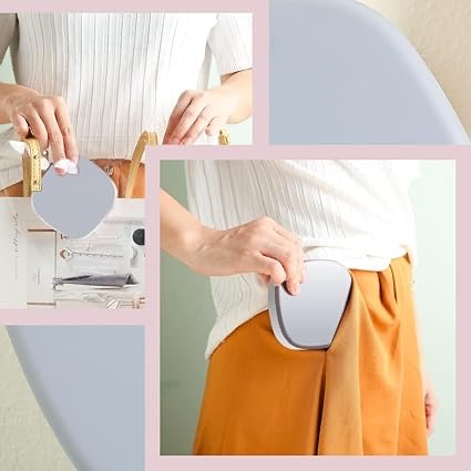 Travel Jewelry Box, Small and Portable Jewelry Storage Box with Mirror Earrings, Lipstick Necklace Storage Box Easy to Storage Jewelry Case Mini Cosmetic Holder Container