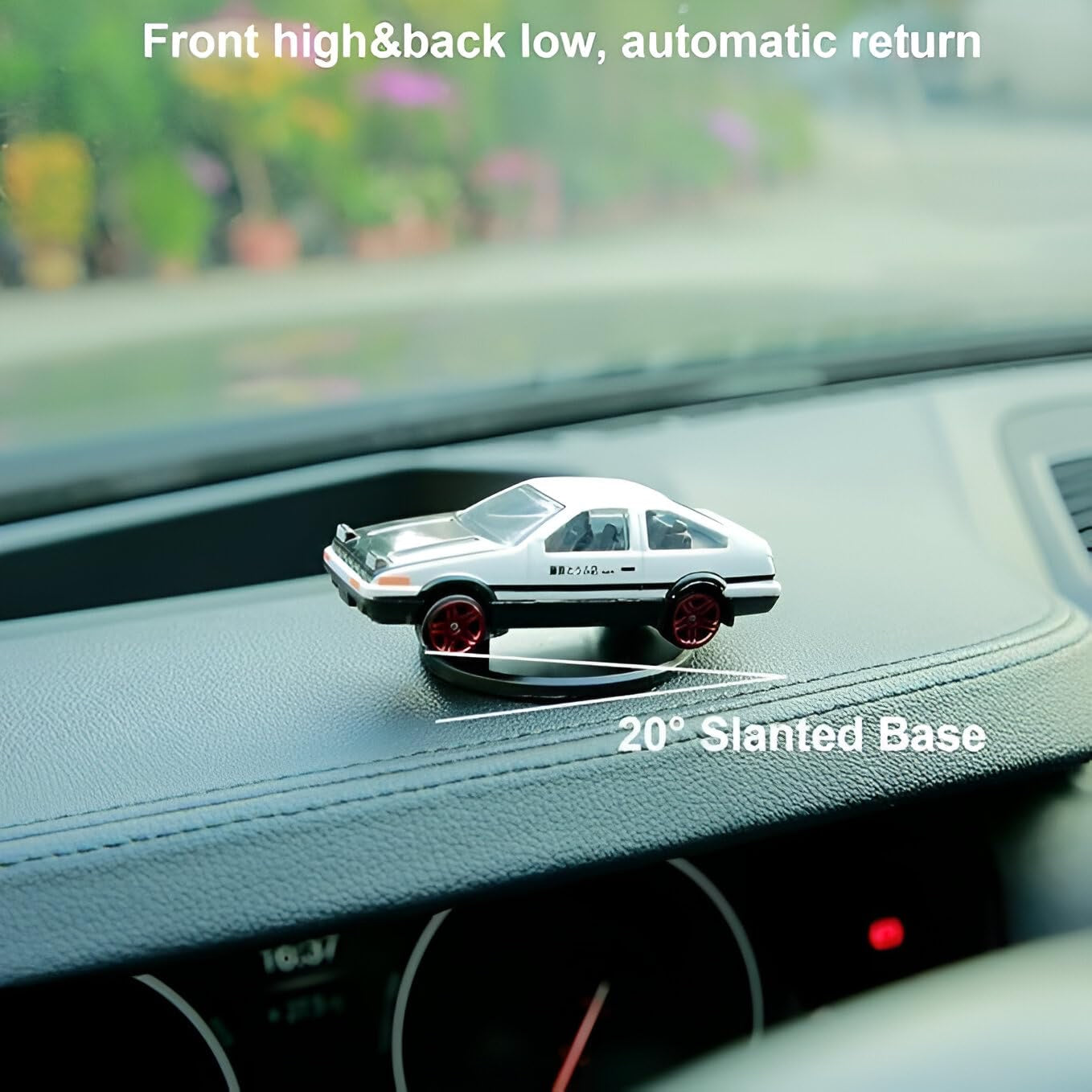 AE86 Drifting Spin Car Ornament – Die-Cast Dashboard Drift Toy with Spinning Action | Perfect for Car Lovers, Collectors & Initial D Fans