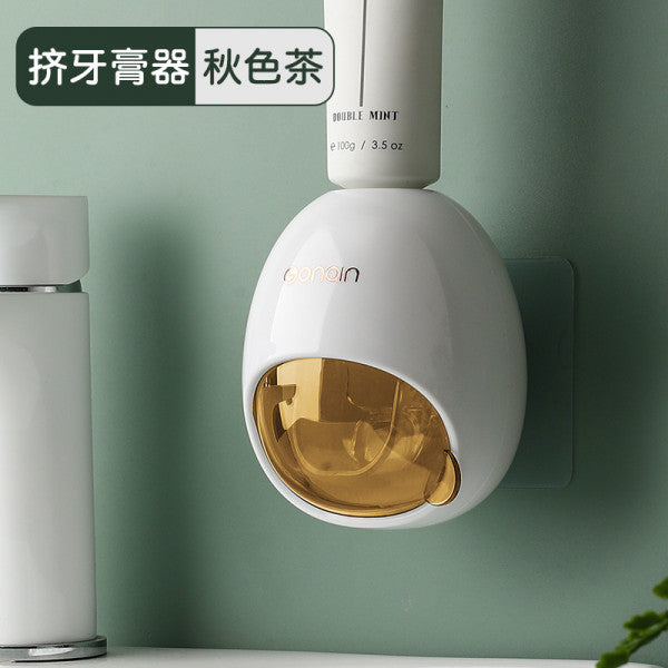 🪥 Wall Mounted Automatic Toothpaste Dispenser – Hands-Free & Mess-Free Bathroom Organizer