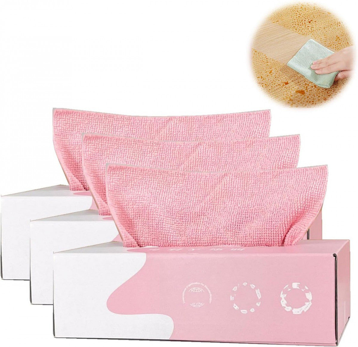 Removable Microfiber Cleaning Rags – 20 Pack | Ultra-Absorbent, Quick-Dry & Multi-Purpose