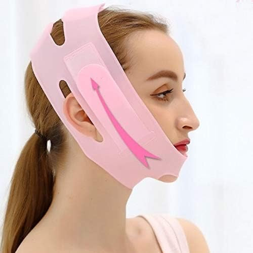 Silicone V Face Mask, Face Lift Up Belt for Facial Slimming, Chin & Cheek
Slimming Bandage Mask, Double Chin Fat Reducer, Skin Tightening for Women & Men