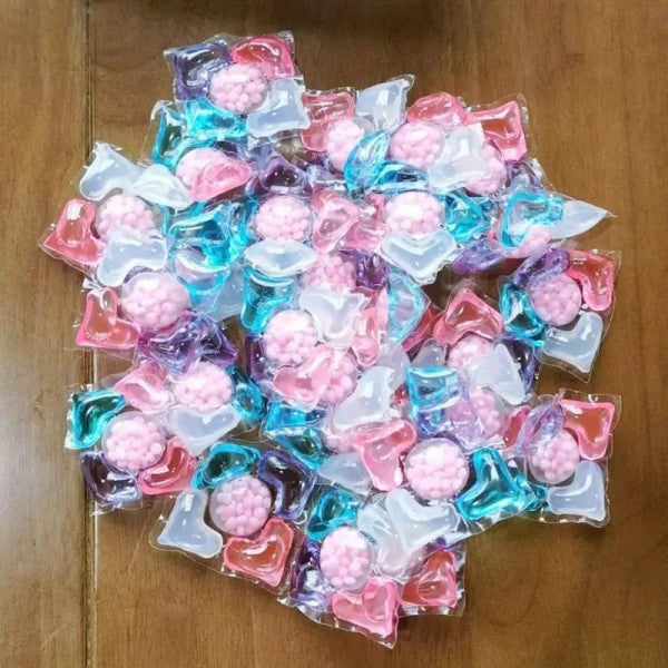 5-in-1 Advanced Laundry Pods with Microcapsule Fragrance Boost – Residue-Free Concentrated Cleaning